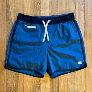 Vuori Banks 5” Unlined Athletic Shorts | Small | Blue